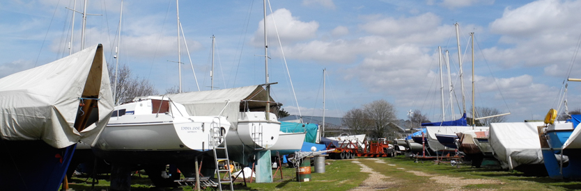 R. Larkman - northern end of the boatyard